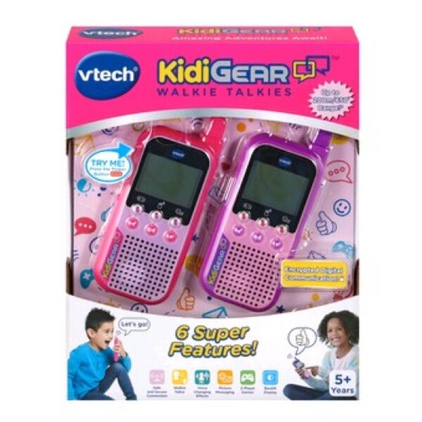 VTech KidiGear Walkie Talkies Explorer - Pink and purple Walkie Talkies