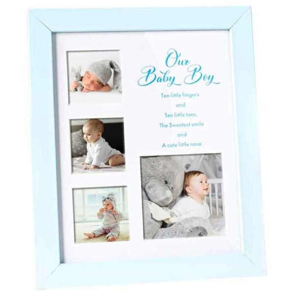 Its a Baby Boy Gift Photo Frame Blue Newborn Shower Present Picture Keepsake