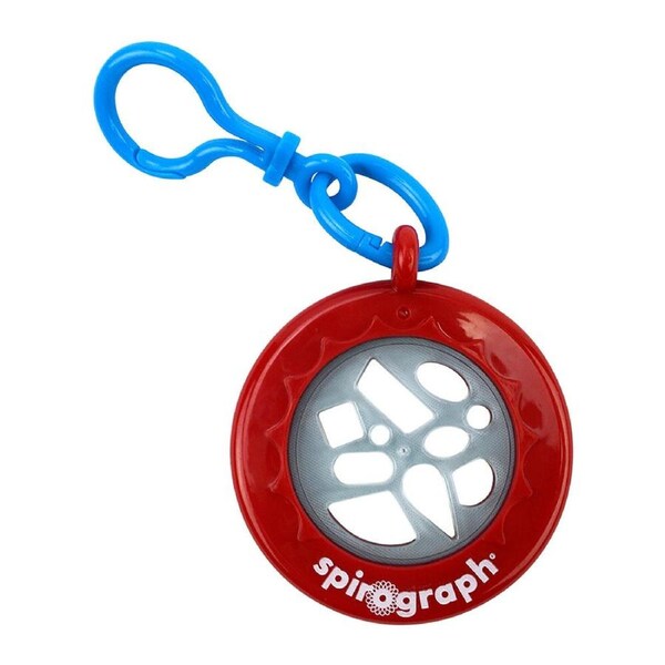 Spirograph Keychain 2 1/2 In Cyclex Clip Educational Toy Kids/Children 3y+