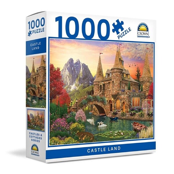 1000pc Crown Jigsaw Puzzle Castle Land Educational Toy Kids/Children 8y+