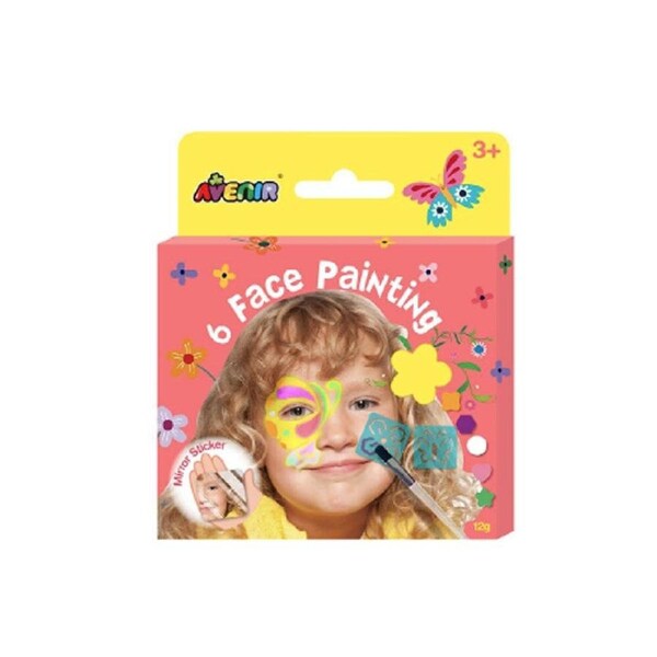 Avenir Face Painting Butterfly Face Paint Art & Craft Toys 21x17cm Kids 3y+