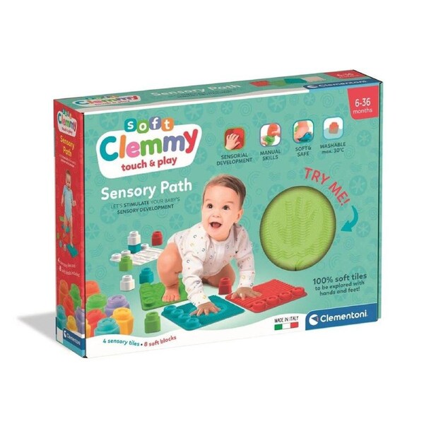 Clementoni Soft Clemmy Touch & Play Sensory Play Path Toy Baby/Infant 6m+