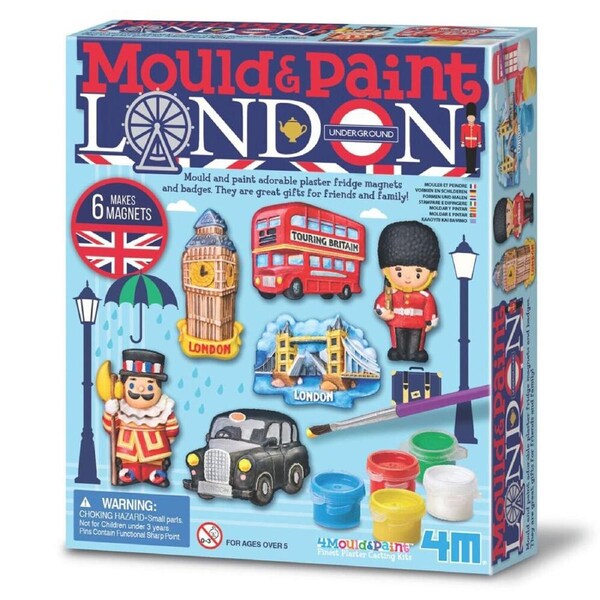 4M Mould & Paint London DIY Art & Craft Kit Educational Toy Kids/Children 5y+