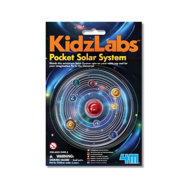 4M Kidzlabs Pocket Solar System STEM Science Educational Toy Kids/Children 5y+