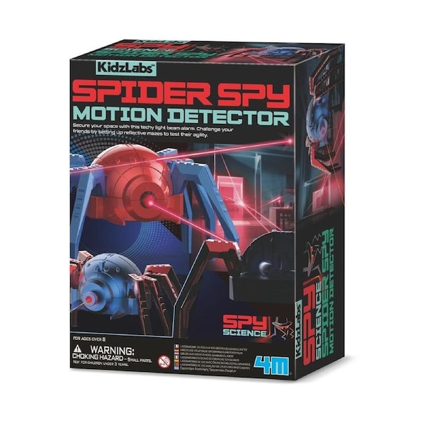 4M Kidzlabs Spider Spy Motion Detector STEM Educational Toy Kids/Children 8y+