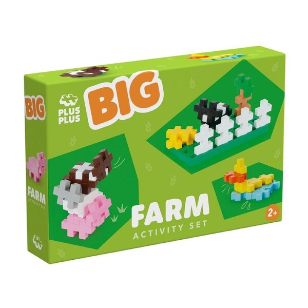50pc Plus-Plus Big Farm Activity Building Blocks STEM Toys Kids/Children 5y+
