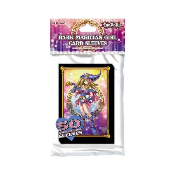 50pc Yu-Gi-Oh Dark Magician Girl TCG/CCG Trading Card Sleeves Set