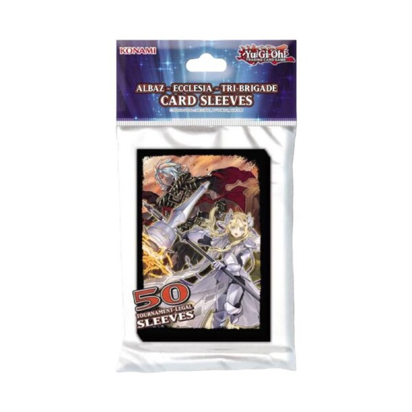 50pc Yu-Gi-Oh Albaz Ecclesia Tri-Brigade TCG/CCG Trading Card Sleeves