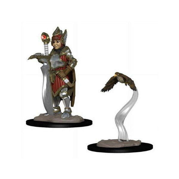 Wardlings Girl Fighter/Hunting Falcon Pre-Painted Miniature 8y+