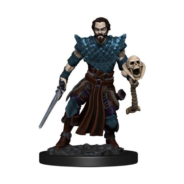 Dungeons & Dragons Premium Human Warlock Male Miniature RPG Action Figure 14y+
