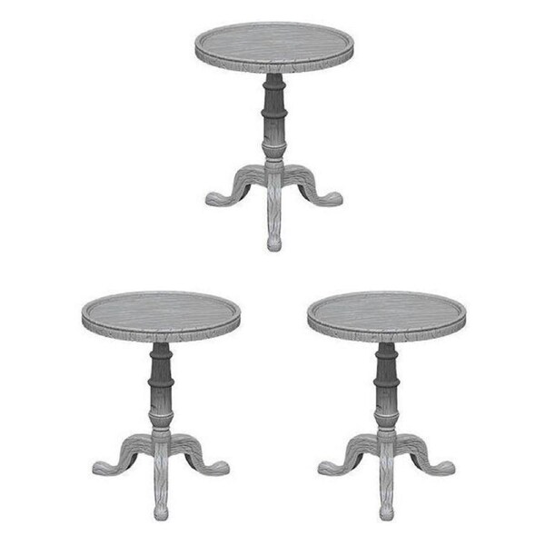 Wizkids Deep Cuts Unpainted Miniatures Small Round Table RPG Scenery 12y+
