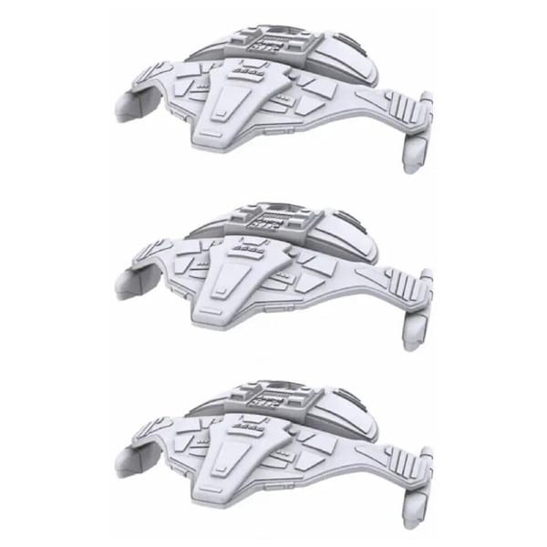 Star Trek Unpainted Ships Jem'Hadar Attack Ship Figure Miniature 14+