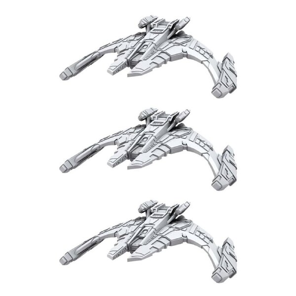 Star Trek Unpainted Ships Jem'Hadar Battle Cruiser Figure Statue 14+