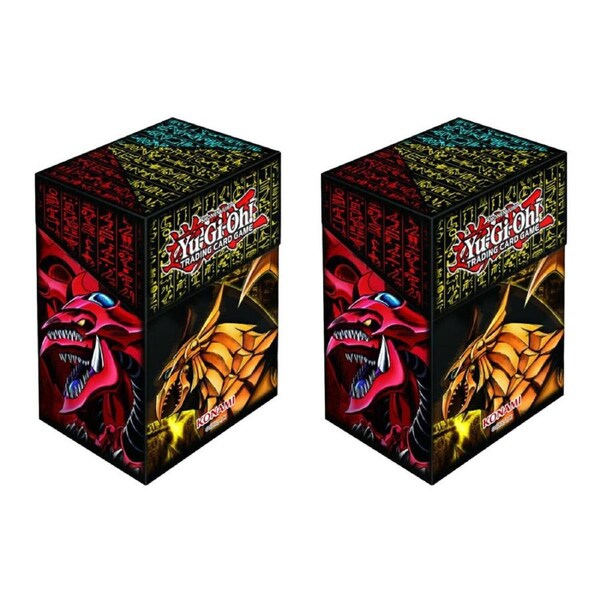 2PK Yu-Gi-Oh Slifer Obelisk & Ra TCG/CCG Trading Card Box Case Accessory