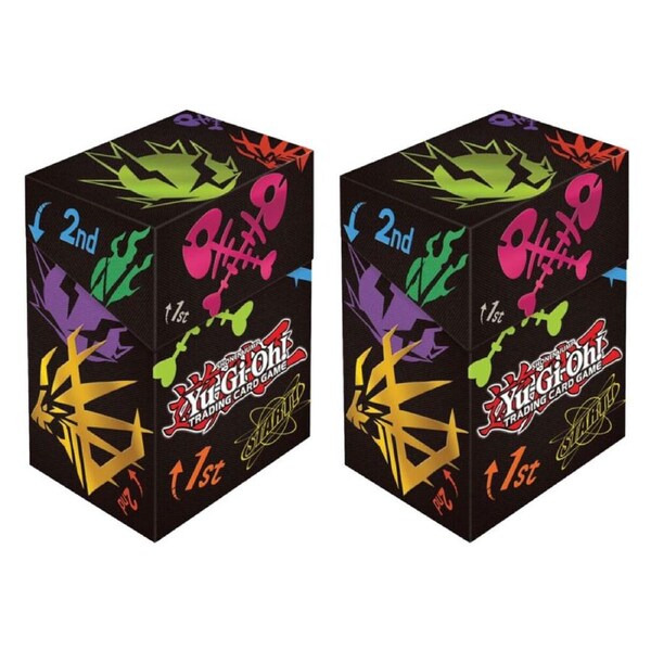 2PK Yu-Gi-Oh Gold Pride Super Fan TCG/CCG Trading Card Box Case Accessory