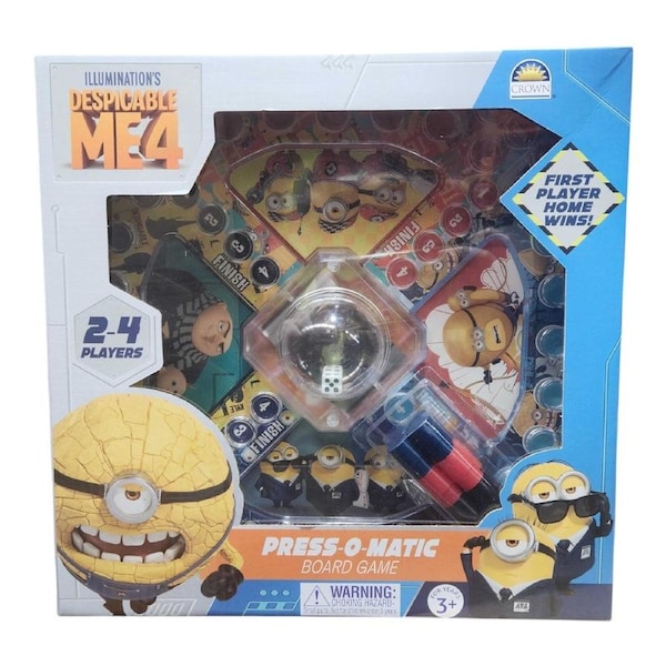 Despicable Me 4 Press-O-Matic Board Game