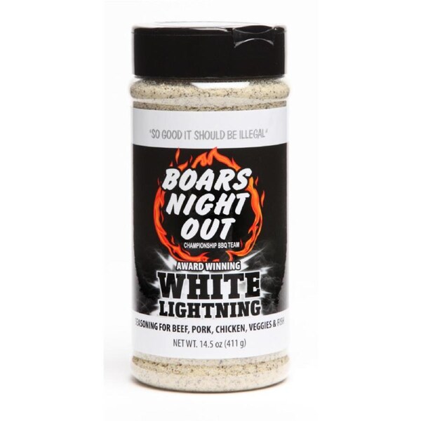 Boars Night Out White Lightning BBQ Rub Seasoning 14.5oz