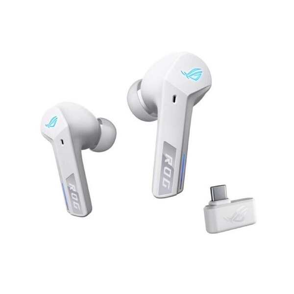ASUS ROG Cetra True Wireless SpeedNova Gaming In Ear Headphones (White)