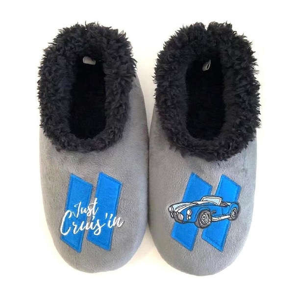 Slumbies Pairables Men's Medium - Just Cruisin Winter Slippers, Sunbird SLUMCR02