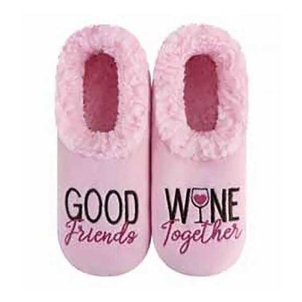 Slumbies Pairables Women's Small - Good Wine Winter Slippers, Sunbird SLUPGW01