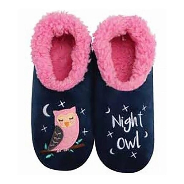 Slumbies Pairables Women's Large - Night Owl Winter Slippers, Sunbird SLUPNO03