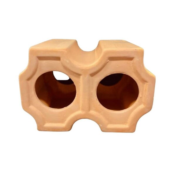 Petworx Large Terracotta Hex Cave 15cm
