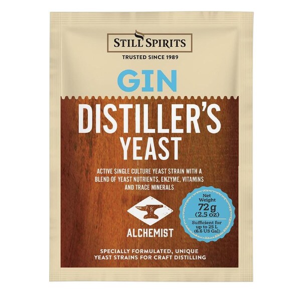 Still Spirits Distiller s Yeast Gin 20g Custom Crafted Distilling