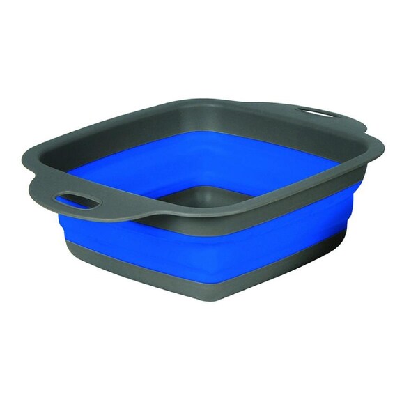 Wildtrak Expanda 29x22cm Foldable Strainer Outdoor Travel Camping Storage Blue