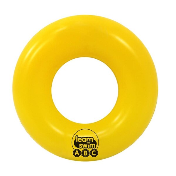 Airtime Step-B 49cm Inflatable Swim Ring Floater Pool Kids/Children 3-6y Yellow