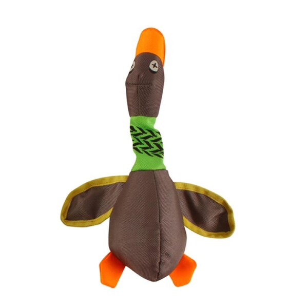 Pro Pet 34x25cm Duck Plush w/ Squeaker Interactive Fun Play Dog Toy Assorted