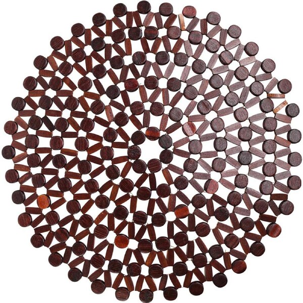 LVD Placemat Bamboo Tobacco Home Kitchen Decor Tabletop Dining Serveware 38cm