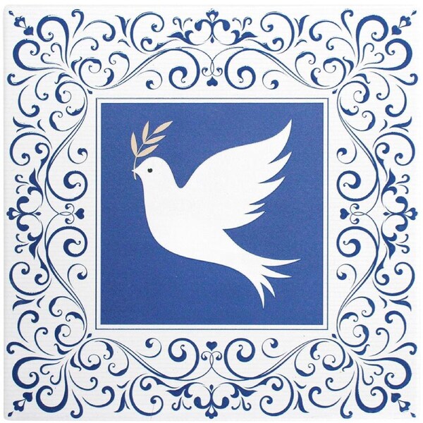 LVD Trivet Vintage Blue Decorative Tableware/Serveware Home Kitchen Decor