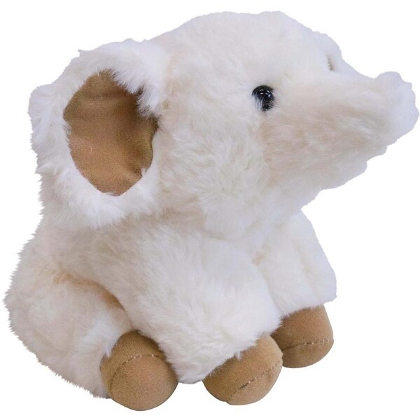 LVD Plush Eloise Elephant Kids/Childrens Stuffed Animal/Soft Toy 20x19cm WHT 0+