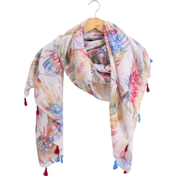 LVD Polyester Scarf Sarong Tropicana Themed Stylish Womens Fashion 90x180cm