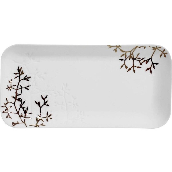 LVD Porcelain Trinket Soap Dish Medium Willow Bathroom Decor 16x17.6cm White