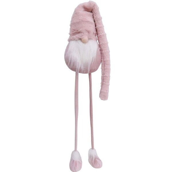 LVD Gnome Large Santa Pink Decorative Sculpture Home/Lounge Christmas Decor