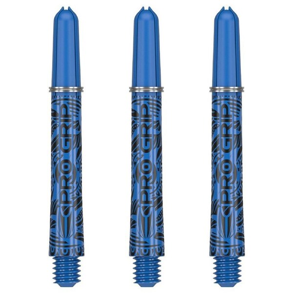 3pc Target Pro Grip Ink Shaft Dart Game Accessory Multipack Intermediate Blue