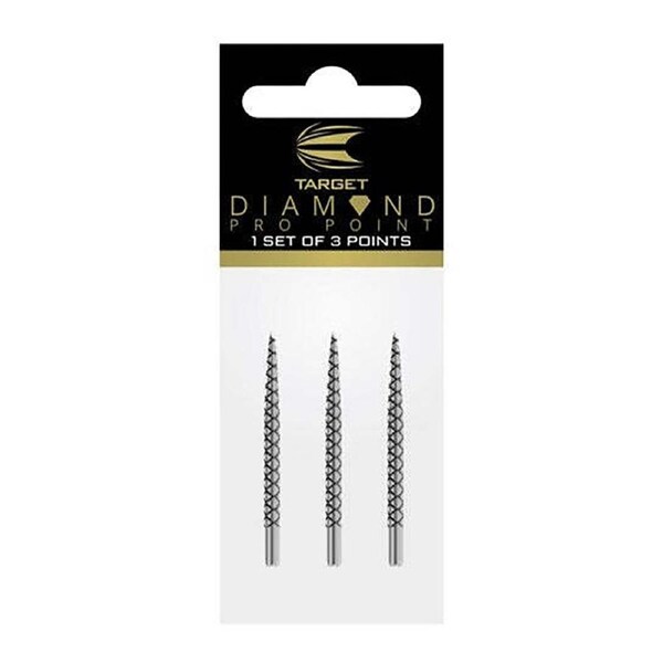 3pc Target 32mm Diamond Pro Silver Point/Dart Replacement Tip Accessory Set