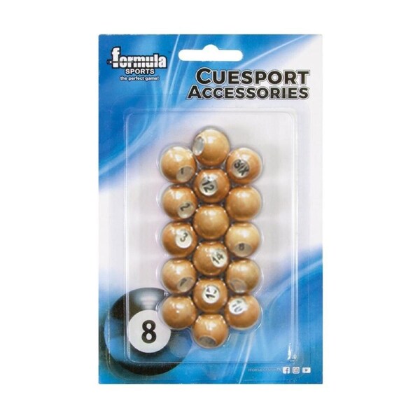 Formula Sports Wood Kelly Pool Marbles Snooker/Billiard Pool Game Accessory