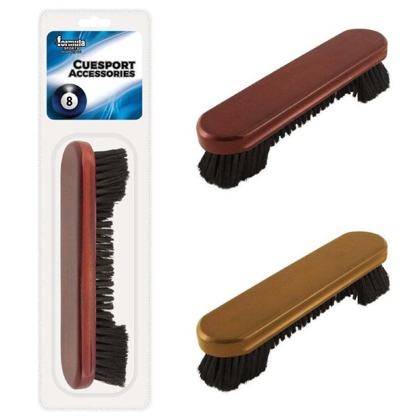 Formula Sports 9" Standard Billiard/Snooker Table Brush Cleaner Accessory Oak