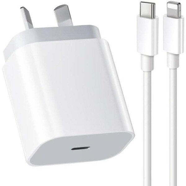 iPhone Fast Charger, 20W iPhone USB C Charger Plug with 1M iPhone Fast Charging Cable, Fast Charger for iPhone 14 13 12 11 Pro Max/XS/SE/iPad