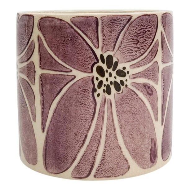 Urban Florence Planter Purple 12cm Home Decorative Outdoor Garden Decor