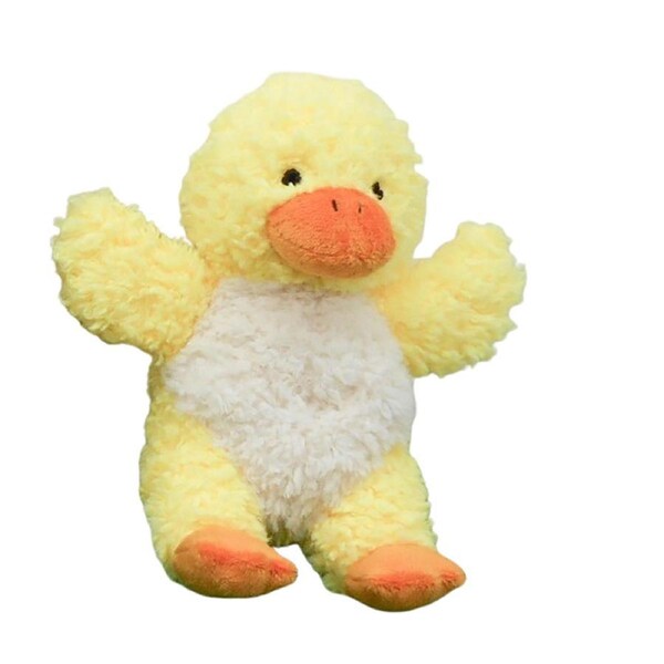 Urban Products Curly 18cm Duck Soft Fabric Animal Plush Kids/Children Toy Yellow