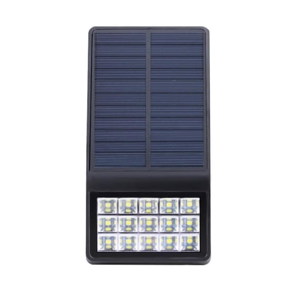 3.7V 1W Solar Powered 15 Led Wall Lamp Night Light Waterproof For Garden Patio Path