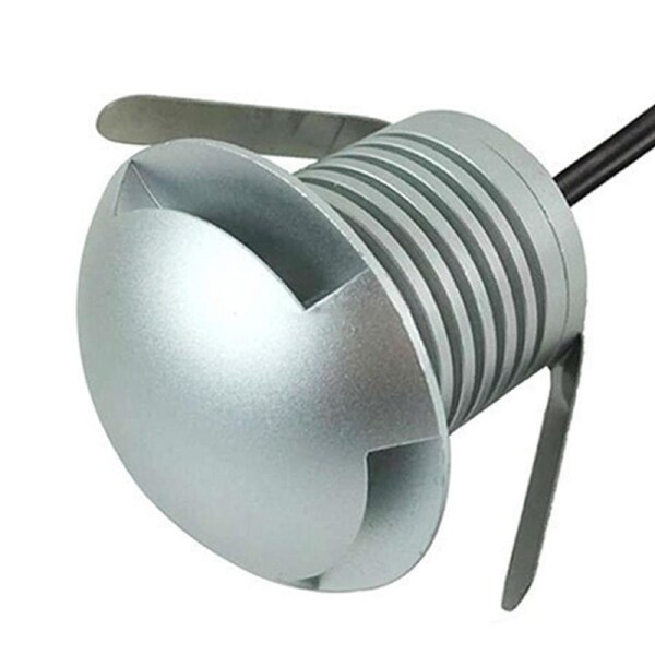 3W LED Embedded Polarized Buried Lamp Waterproof Turtle Shell Lamp Outdoor Garden Lawn Lamp Warm Light 3000K Q1 One-way Light