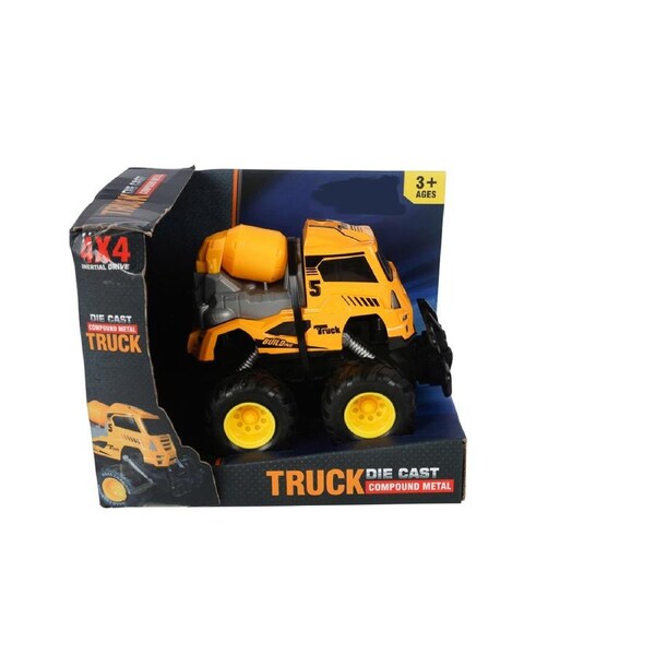 Razoo Die Cast Friction Powered Construction Vehicle Assorted Toy 10x15cm 3+