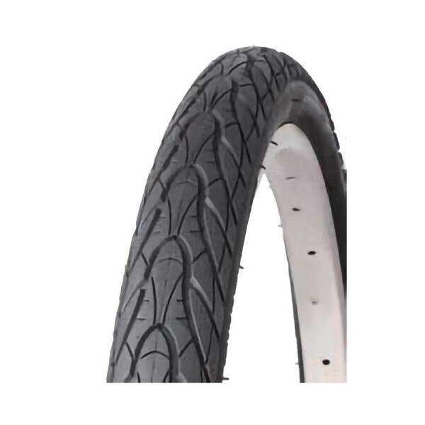 AirPro Street Style Bicycle Tyre Replacement Spare Accessory 24x1.75'' Black