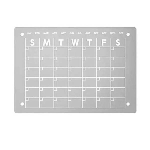 Large Magnetic Fridge Whiteboard Weekly Calendar Planner Acrylic White Board Set