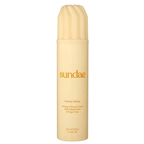 Sundae 265ml Whipped Shower Bathroom Foam Honey Honey Scent Body Wash Skin Care