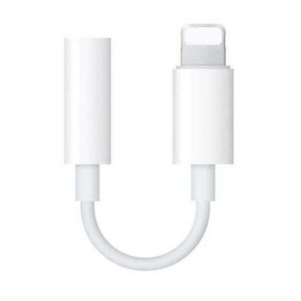 Adapters 3.5Mm Jack Aux Earphone Audio Adapter Cable For Iphone X / Xs Max Xr 8 Plus White